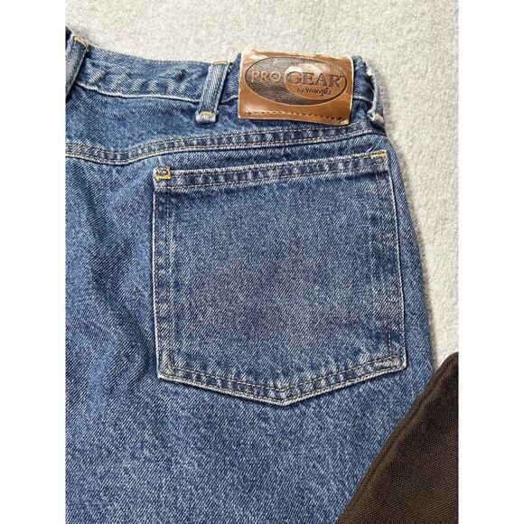 Wrangler Pro Gear Jeans Mens W34 L30 Upland Canvas Brush Guard Hunting Hiking - Picture 15 of 16